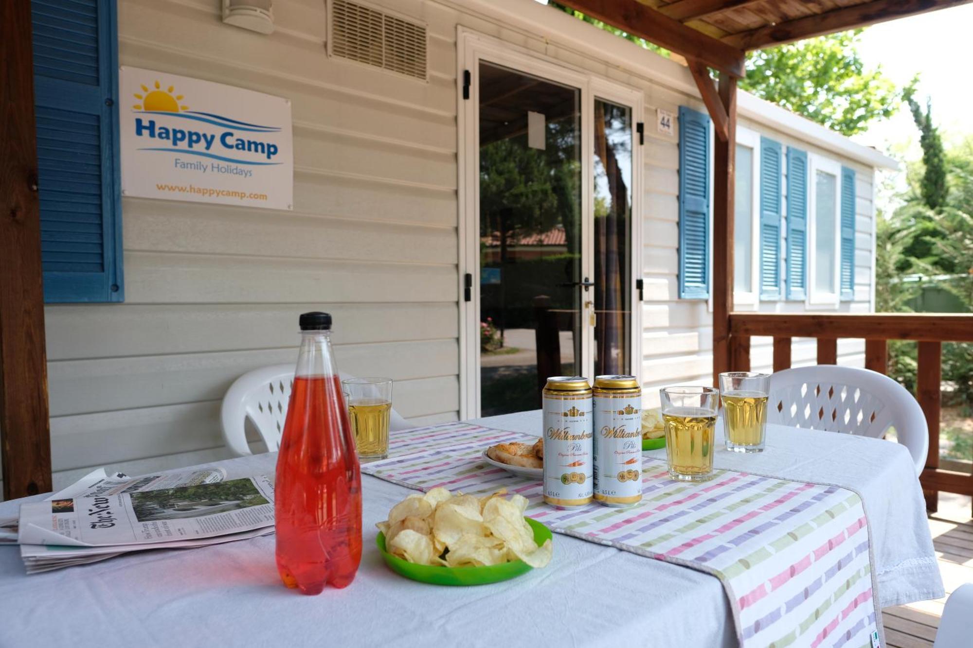 Happy Camp Mobile Homes In Camping Village Rosapineta Rosolina Mare Buitenkant foto